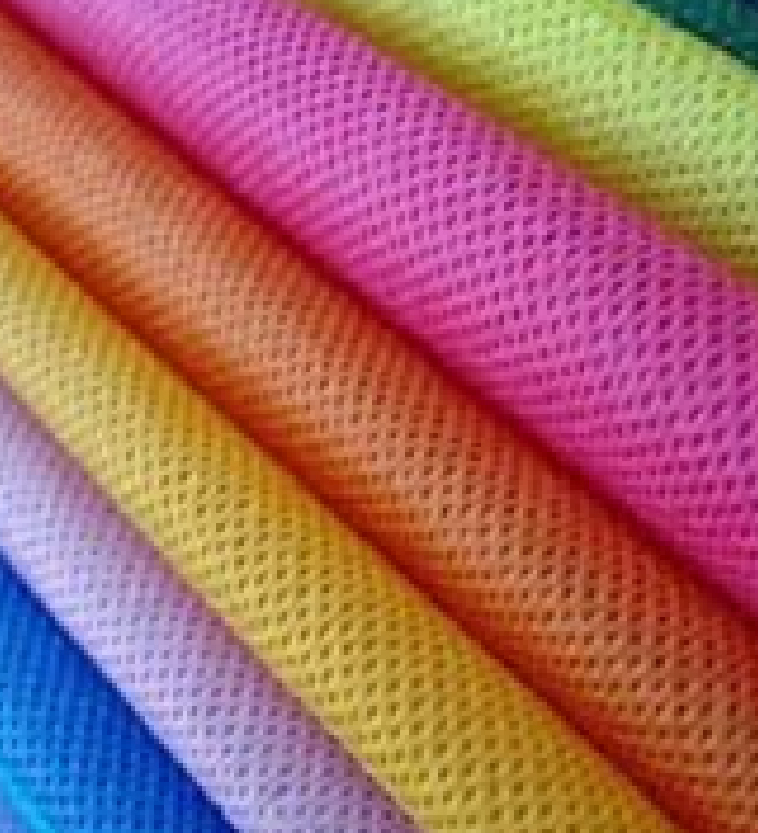 Multi-color PP nonwoven fabric